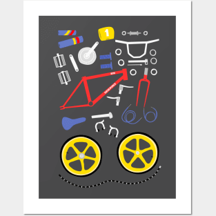 BMX Bits Posters and Art